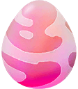 Decorative background egg