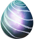 Decorative background egg