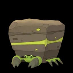 Crustle Pokemon Go In-game Shiny Sprite
