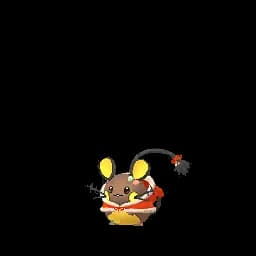 Winter 2024 Dedenne Pokemon Go In-game Shiny Sprite