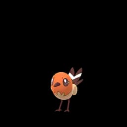 Fletchling Pokemon Go In-game Shiny Sprite