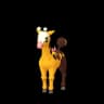 Girafarig Pokemon Go In-game Sprite