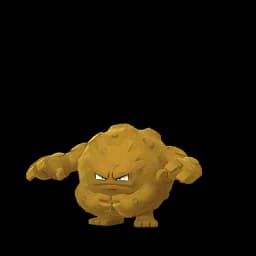 Sprite chromatique en jeu de Gravalanch dans Pokémon GO