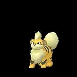 Growlithe Pokemon Go In-game Shiny Sprite