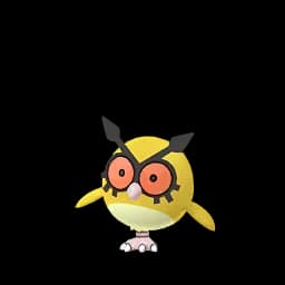 Hoothoot Pokemon Go In-game Shiny Sprite