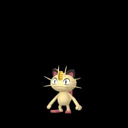 Meowth Pokemon Go In-game Shiny Sprite