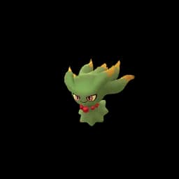 Sprite chromatique en jeu de Feuforêve dans Pokémon GO