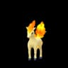 Ponyta Pokemon Go In-game Sprite