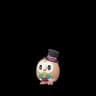 Fall 2024 Rowlet Pokemon Go In-game Sprite