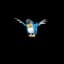 Blue Plumage Squawkabilly Pokemon Go In-game Sprite