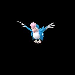 Blue Plumage Squawkabilly Pokemon Go In-game Shiny Sprite