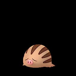 Swinub Pokemon Go In-game Sprite