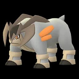 Terrakion Pokemon Go In-game Sprite