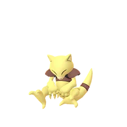 Sprite cromatico di gioco Pokémon GO di Abra
