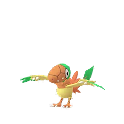 Sprite cromatico di gioco Pokémon GO di Archen