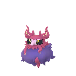 Sprite chromatique en jeu de Cocotine dans Pokémon GO