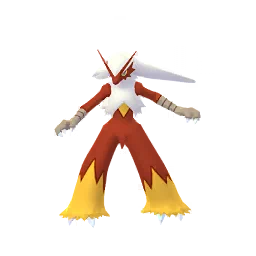 Blaziken Pokémon GO In-game Shiny Sprite