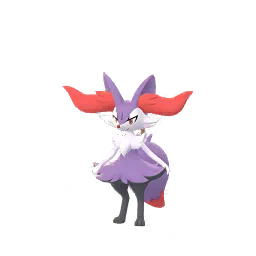 Sprite cromatico di gioco Pokémon GO di Braixen