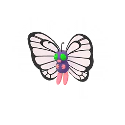 Butterfree Pokémon GO In-game Shiny Sprite