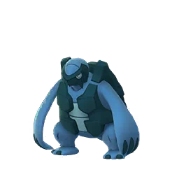 Sprite brilhante do jogo Pokémon GO de Carracosta