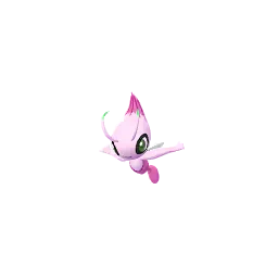 Sprite cromatico di gioco Pokémon GO di Celebi