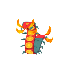 Centiskorch Pokémon GO In-game Shiny Sprite