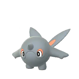 Cetoddle Pokémon GO In-game Shiny Sprite