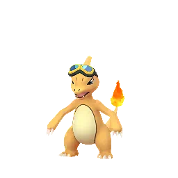 Sprite cromatico di gioco Pokémon GO di Charmeleon (Goggles 2026)