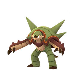 Sprite variocolor del juego Pokémon GO de Chesnaught