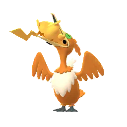 Sprite chromatique en jeu de Nigosier (Gorging Form) dans Pokémon GO