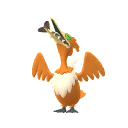 Sprite chromatique en jeu de Nigosier (Gulping Form) dans Pokémon GO