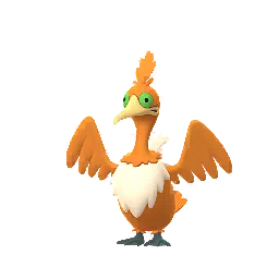 Sprite chromatique en jeu de Nigosier dans Pokémon GO