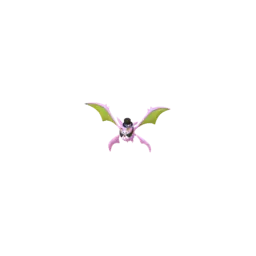 Sprite cromatico di gioco Pokémon GO di Crobat (Halloween 2026 01)