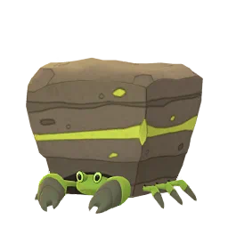 Sprite variocolor del juego Pokémon GO de Crustle