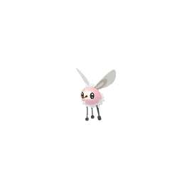 Sprite cromatico di gioco Pokémon GO di Cutiefly