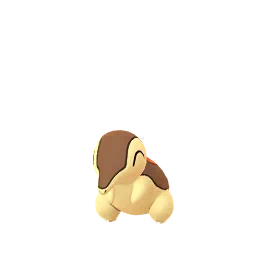 Sprite variocolor del juego Pokémon GO de Cyndaquil