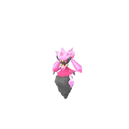 Diancie Pokémon GO In-game Shiny Sprite