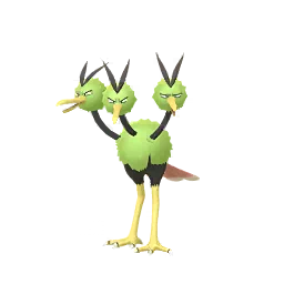 Dodrio Pokémon GO In-game Shiny Sprite