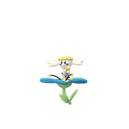 Flabébé (Blue Flower) Pokémon GO In-game Shiny Sprite