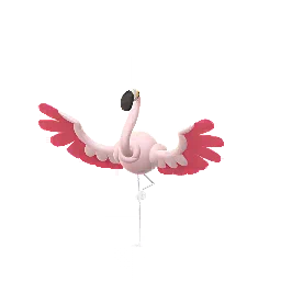 Flamigo Pokémon GO In-game Shiny Sprite