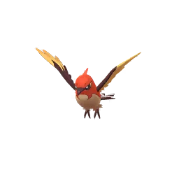 Fletchinder Pokémon GO In-game Shiny Sprite