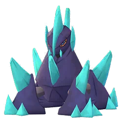 Sprite chromatique en jeu de Gigalithe dans Pokémon GO