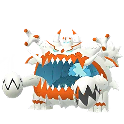 Sprite variocolor del juego Pokémon GO de Guzzlord