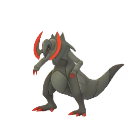 Haxorus Pokémon GO In-game Shiny Sprite