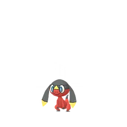 Sprite cromatico di gioco Pokémon GO di Helioptile