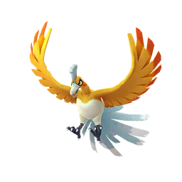 Sprite cromatico di gioco Pokémon GO di Ho-Oh