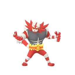 Incineroar Pokémon GO In-game Shiny Sprite