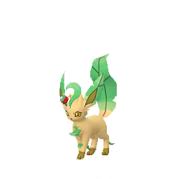 Sprite chromatique en jeu de Phyllali (Holiday 2022) dans Pokémon GO