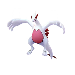 Sprite variocolor del juego Pokémon GO de Lugia (One Year Anniversary)