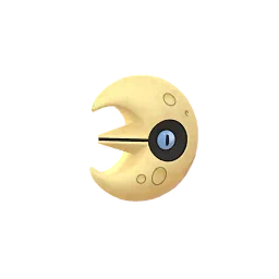 Sprite cromatico di gioco Pokémon GO di Lunatone
